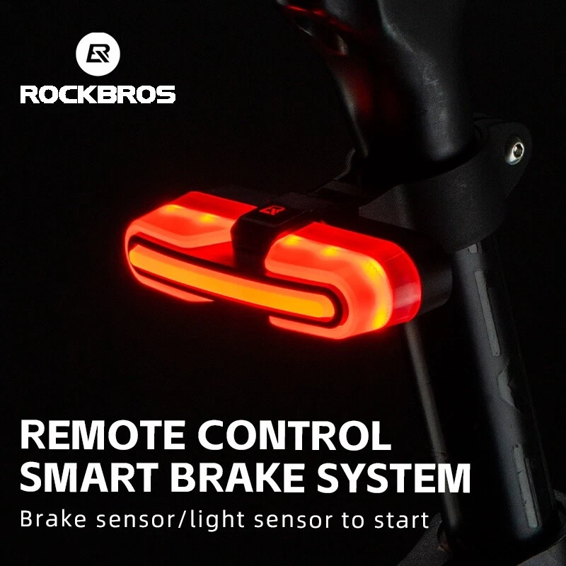 ROCKBROS Bicycle Bike Cycling Rear Taillight Turn Signal Remote Control USB-C
