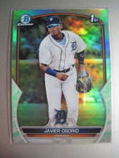 2023 BOWMAN CHROME LUNAR GLOW REFRACTOR 1ST CARD JAVIER OSORIO #BCP-4
