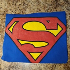 Vtg Classic Superman Blue 1944 DC Comics USA Size XL Changes Tag EUC Superhero