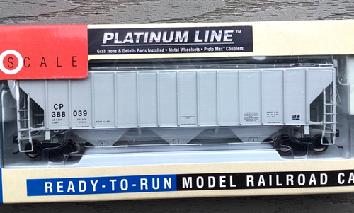WALTHERS PLATINUM 1/87 HO CP PS-2CH COVERED HOPPER CAR RD. #388039 NIB 932-41262 - Picture 2 of 11