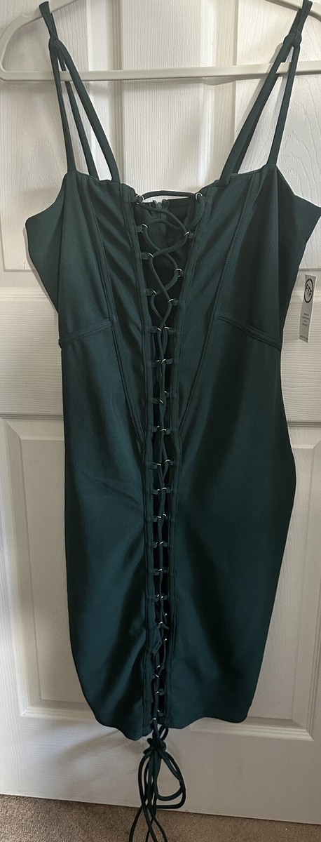 dark green tank dress Bev Tank Dress in Emerald Green M