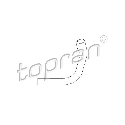 TOPRAN Flexible Aération Housse De Culasse 118 658 - Compatible Audi A4 A5 A6 Q5