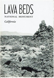 1951 Lava Beds National Monument California USNPS Guide 8 pages B/W VGC