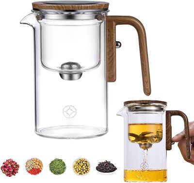 Enchanti Tea Pot Witchcraft Teapot Water Separation Glass with 2pc