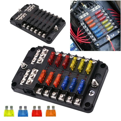 10 Pack 2 AMP ATC/ATO STANDARD Regular FUSE BLADE 5A CAR TRUCK BOAT MARINE RV US - Picture 4 of 7