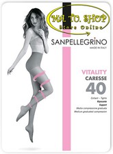 5 PAIA Calze Collant Riposante SANPELLEGRINO Caresse Compressione 40 Den Denari