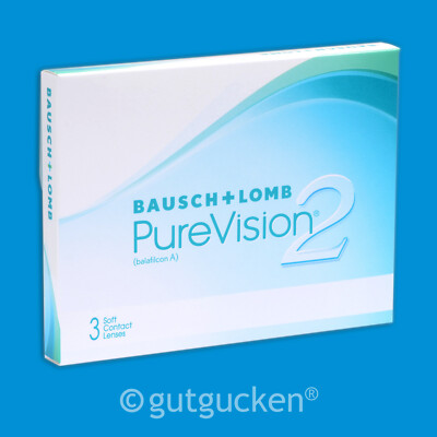 PureVision 2 HD 1 x 3 sphärische Kontaktlinsen Monatslinsen von Bausch + Lomb