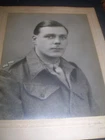 social history 1940's W W 2 MILITARY ARMY PORTRAIT studio photograph 10''nch