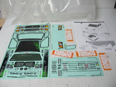 Axial AX 90022 SCX10 Trail Honcho Body,Karo unlackiert,mit Aufklebern 1:10 RC