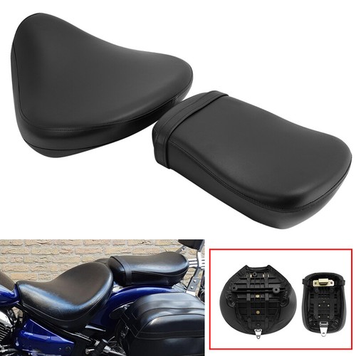 Driver Rider Seat+Passenger Seat For Yamaha V Star 1100 XVS1100 Custom 1999-2011