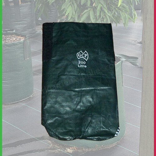 200 litre Woven Bags - green planter bags with handles - trees, shrubs etc - Picture 2 of 2