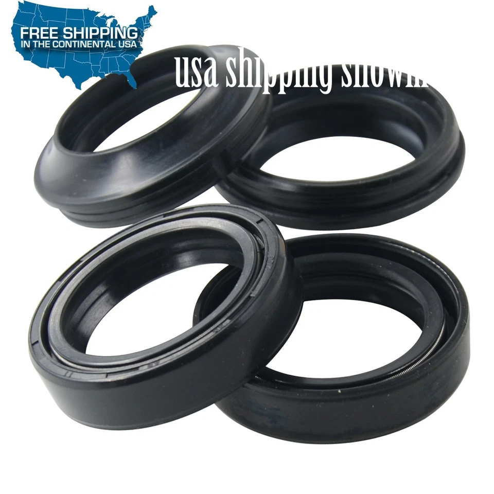 Kit de sellos de aceite antipolvo de horquilla de EE. UU. para Suzuki SP100/125 TM250/400 TS125/250 Foto 2 de 4