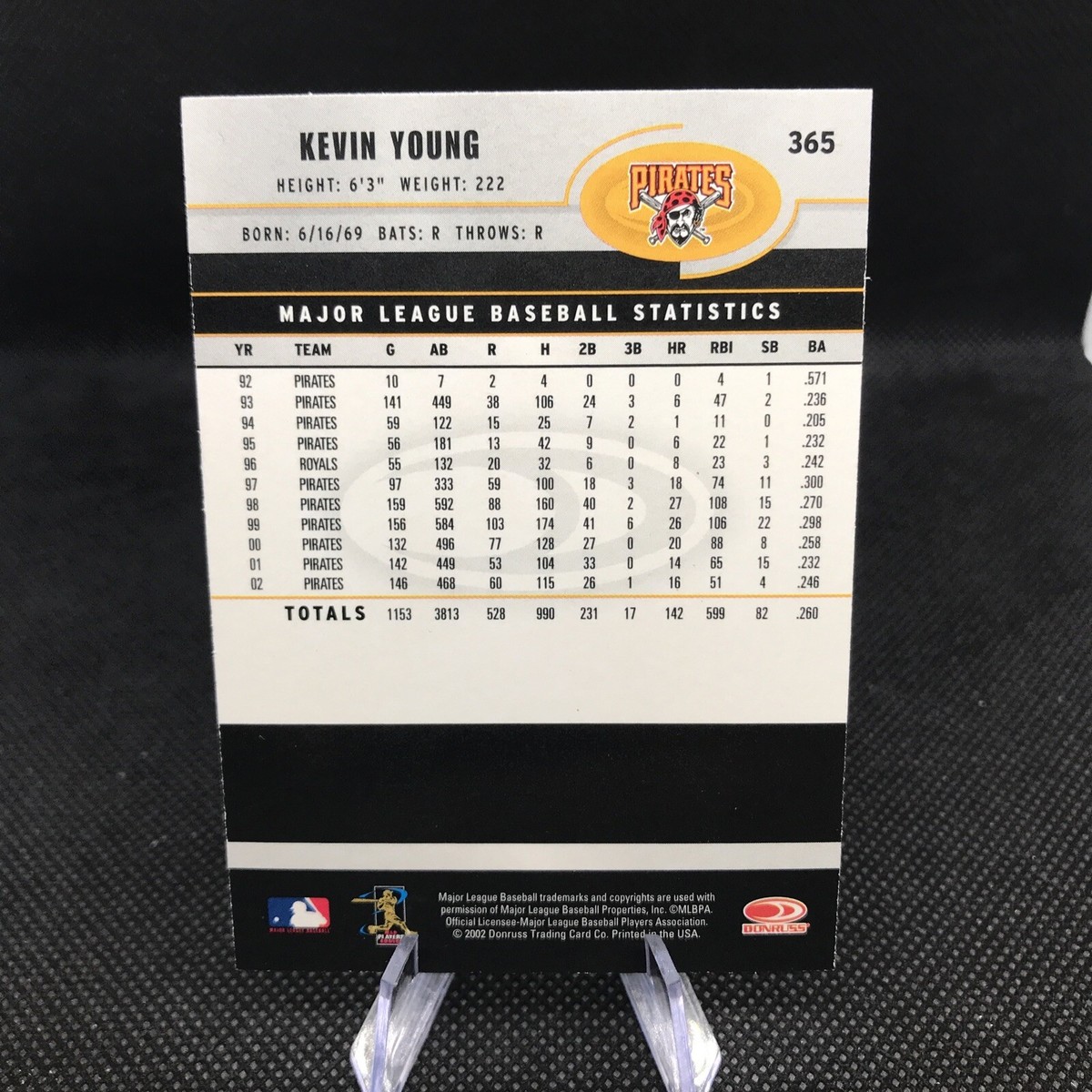 2003 Donruss #365 Kevin Young Pittsburgh Pirates | eBay