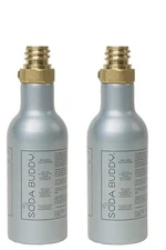 TWIN-PACK - Soda Buddy Co2 Refill Cylinder - 3.8 Oz Each Bottle
