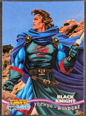 #ad #ad Black Knight 1997 Marvel X Men Timelines Fleer Card #73 NM $1.98