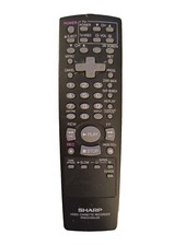 SHARP Remote Control Video Cassette Recorder TV Video RRMCG1236AJSB 