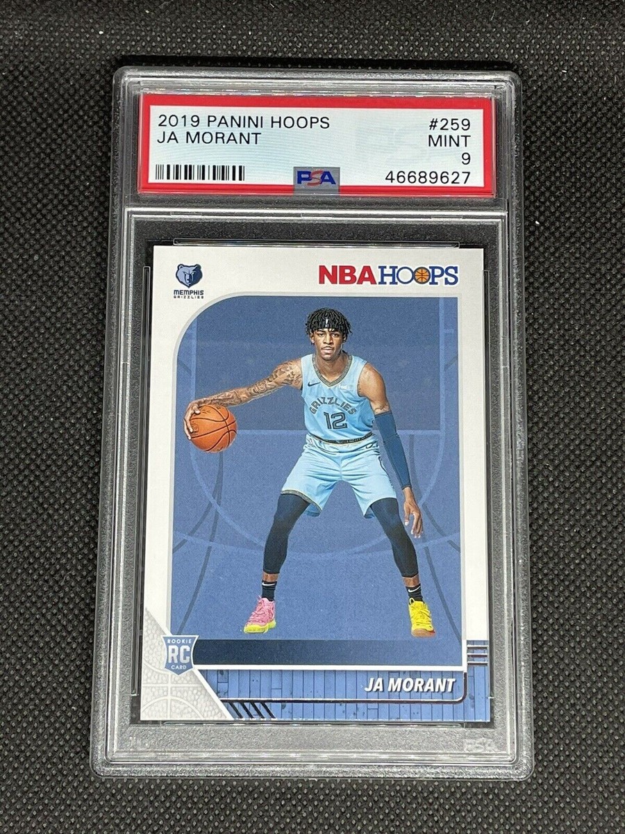 2019-20 Panini NBA Hoops #259 Ja Morant RC Grizzlies Rookie