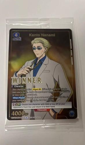 Kento Nanami Winner Union Arena Card Champion Promo English JJK-1-053 Jujutsu A