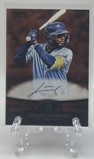 Junior Caminero 2023 Onyx Authenticated Premium Red On-Card Auto 9/20! Rays