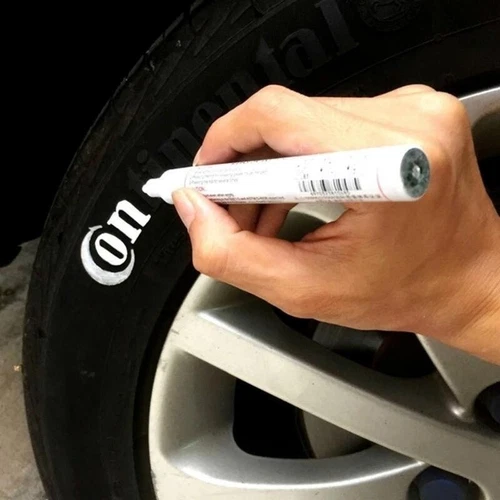 Car Tyre Tire Metal Wood Paint Pen Permanent Oil Based Marker Waterproof White