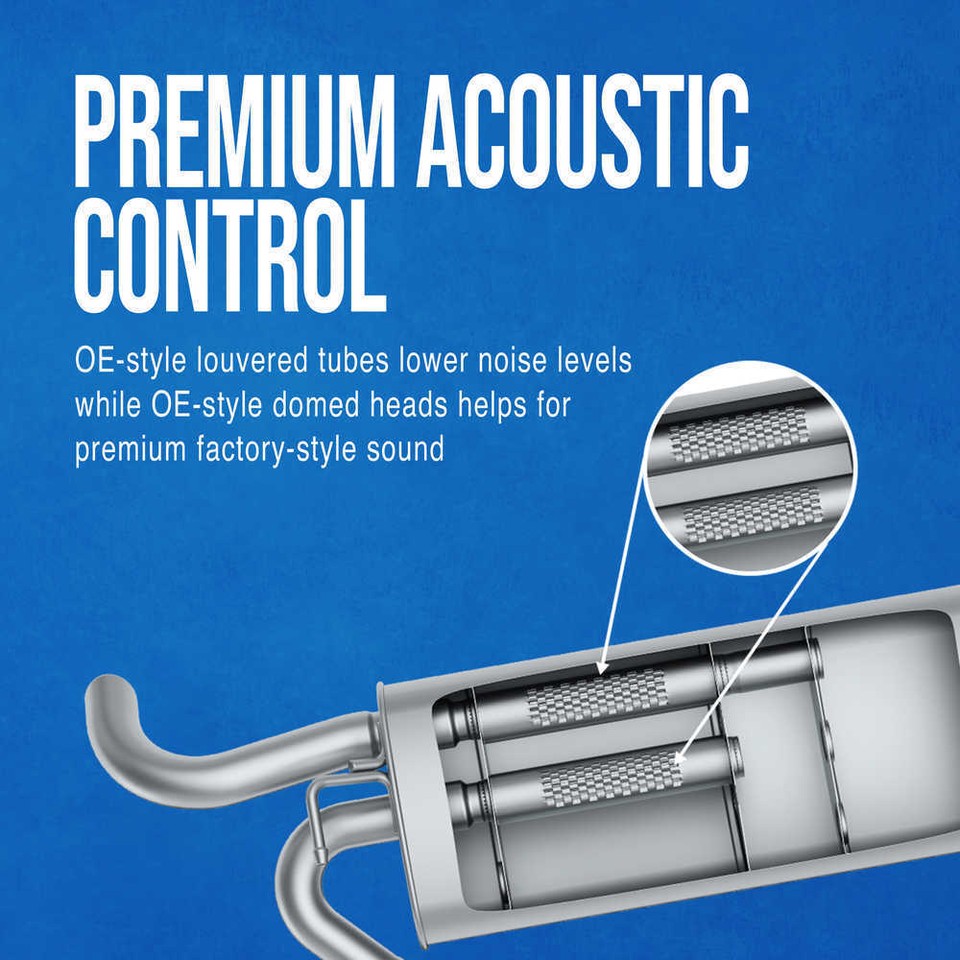 Exhaust Muffler AssemblyQuietFlow SS Walker 55748 fits 1619