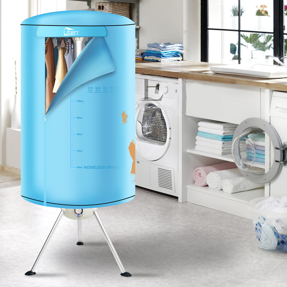 Portable Electric Clothes Dryer Indoor Home Dorms Fast Hot Air - Main Image