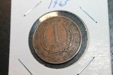 1965 1 (ONE) Cent Coin British Caribbean Territories Eastern Group