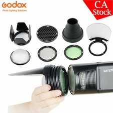 Godox H200R Ring Flash Head AK-R1 Accessories Kit Honeycomb Fr AD200 AD200pro