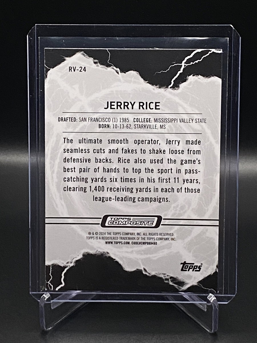 2024 Topps Composite Football Resurgance Voltaic Jerry Rice RV-24