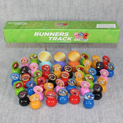 SONIC THE HEDGEHOG Plus Dutch Supermarket Promo Play Toy Runner Track Lot 2 2022