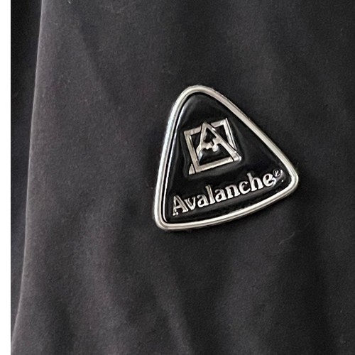 Giacca da neve Avalanche 2XL floreale con cappuccio nero rosa verde, sci, inverno - Foto 17 di 17