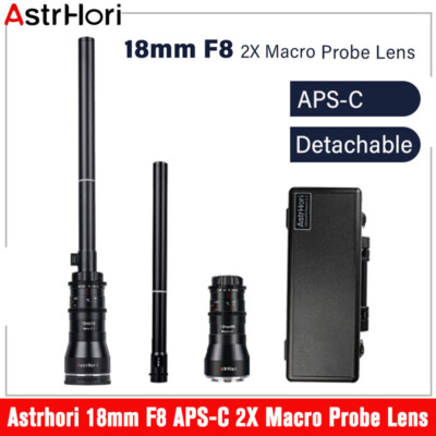 Astrhori 18mm F8 APS-C 2X Macro Probe Lens 2:1 Magnificati for SLR/Mirrorless