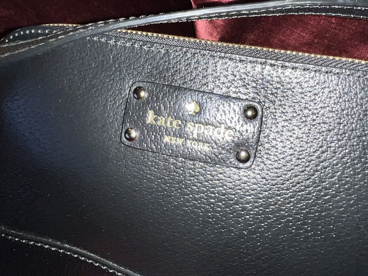 Kate Spade Wellesley Hanna BLACK Leather Purse NEW Crossbody Small 