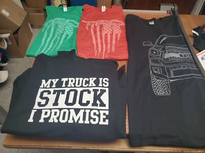 Lot of truck flag TRD 14-21 tundra outline parody shirts hoodie Size L