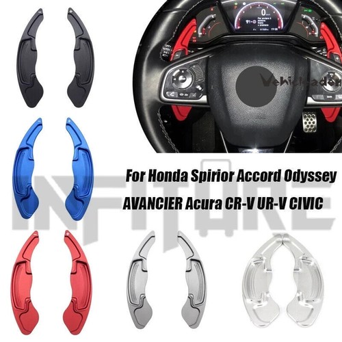 1 Pair For Honda Spirior 2015-19 Accord 2013-19 AVANCIER 16-19 Grey Shift Paddle - Picture 5 of 7