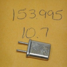 Vintage Scanner Radio Crystal - 153.995 MHz / 10.7 iF / HC-25/U