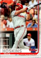 2019 Topps - Image Variation Rhys Hoskins #279 Standing on Base