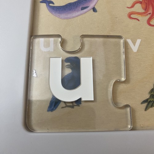Lovevery Letter U Replacement Piece From Animal Puzzle The Storyteller