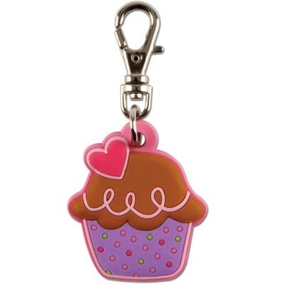 Stephen Joseph Cupcake Charm Zipper Pull - Great for Backpacks and Jackets - Image 1 of 4