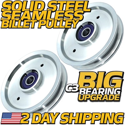 2 Pack) 781385 Idler Pulley 6.75