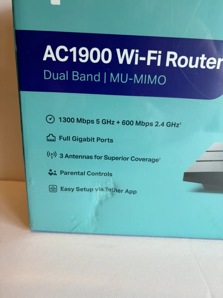 NEW Tp-link Ac1900 Smart Wifi Router (archer A8) Black #1090 Z46/26 (TC) - Image 2 of 4