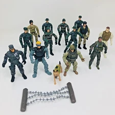 Soldier Military Army Jointed Action Figure Lot 4"  Assorted Makers Realistic