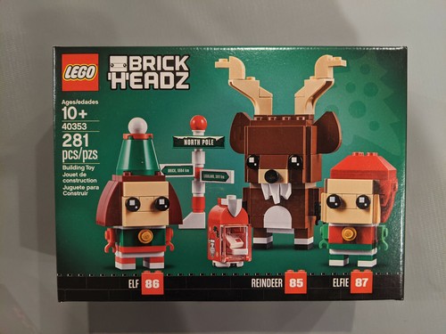 Lego 40353 Brickheadz Elf Reindeer and Elfie Elves Christmas Holiday New Sealed - Picture 2 of 6