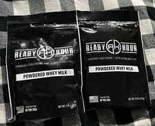 { 2 } Ready Hour ~ Emergency Food Supply ~ Powdered Whey Milk ~ Sealed