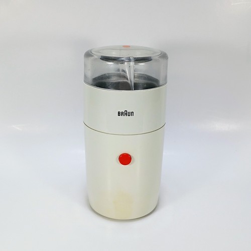 Vintage Braun KSM 1 Coffee Spice Grinder White Made In West Germany