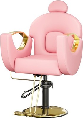 360° Swivel Reclining Salon Chair Stylist Chair Heavy Duty Hydraulic Hair Chair