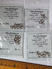 Pierścionki sprężynowe 6mm, partia 24