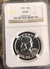 1957 PF 67 Franklin Half Dollar