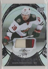 2015-16 Trilogy Season Stats Black Rainbow Foil 51/54 Jason Pominville Patch n3t