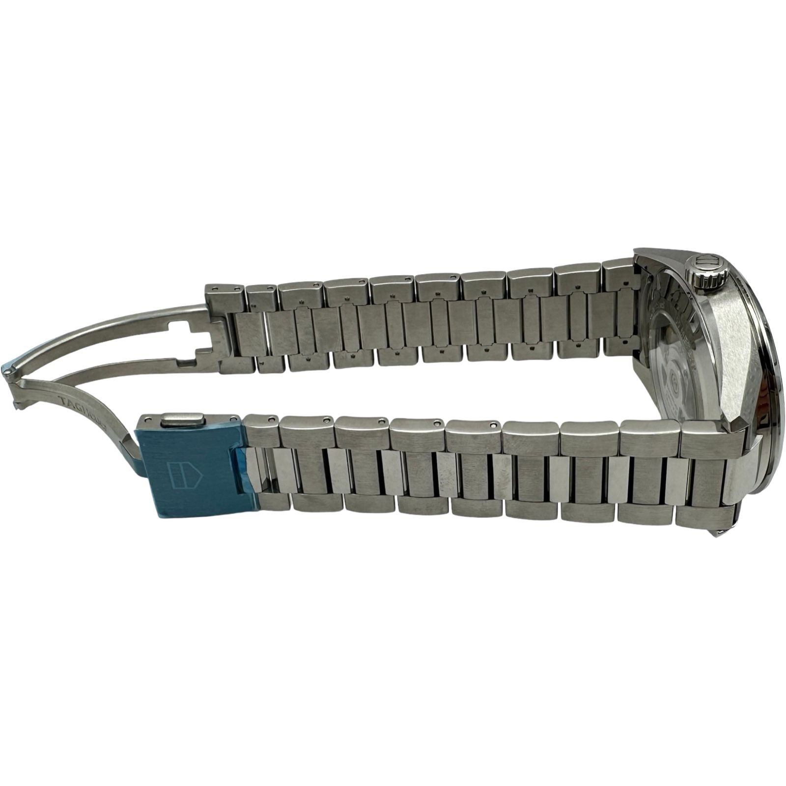 TAG HEUER CARRERA CALIBRE 5 DAY-DATE WBN2012.BA0640 BLUE STAINLESS STEEL AUTO 52 image 4